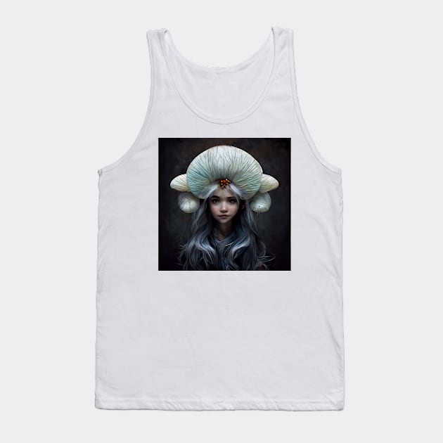 Marquise the Mushroom Faerie by Kim Turner Art Tank Top by KimTurner